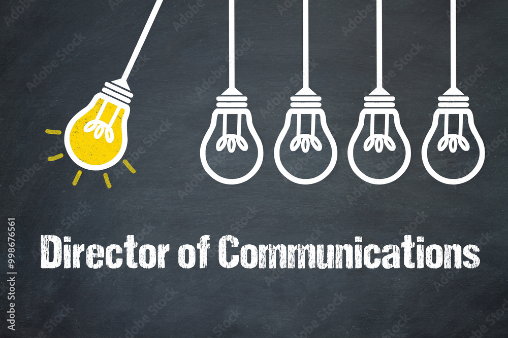Fototapeta premium Director of Communications 