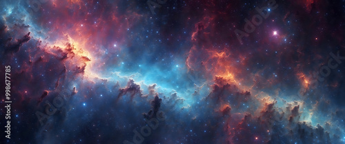 Endless nebula panorama.