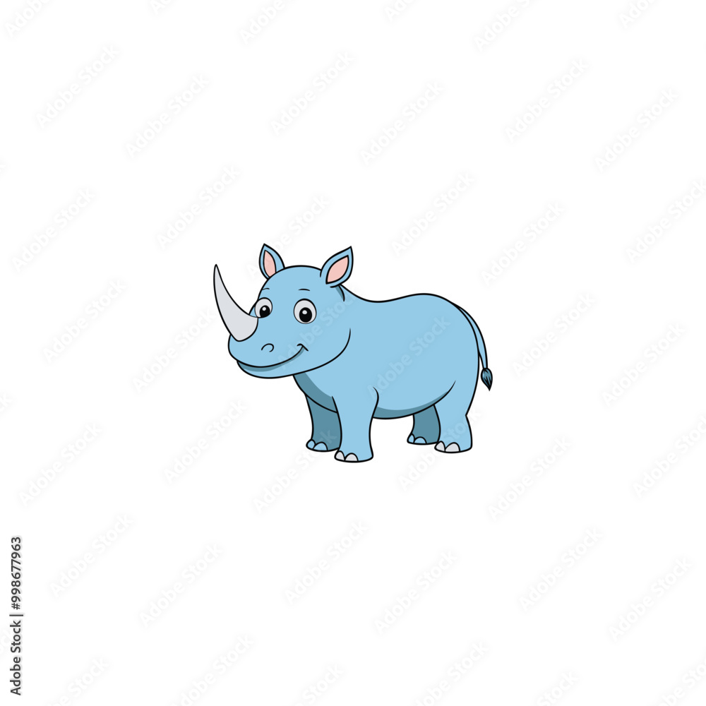 Safari Rhino Vector Illustration
Safari Rhino Vector Illustration
