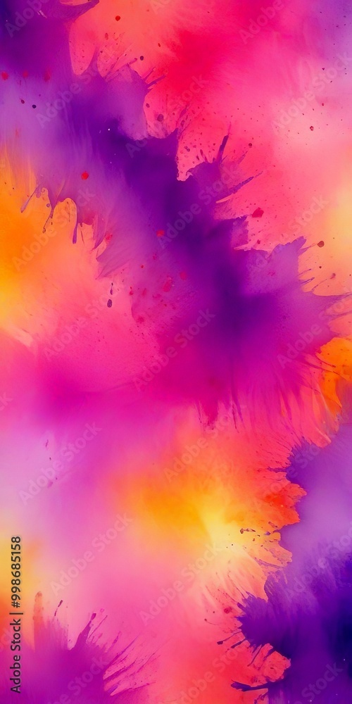 a vibrant abstract background with splashes of pink, purple, and yellow, creating a dynamic and colorful composition a vibrant abstract background with splashes of pink, purple, and yellow, creating a dynamic and colorful composition