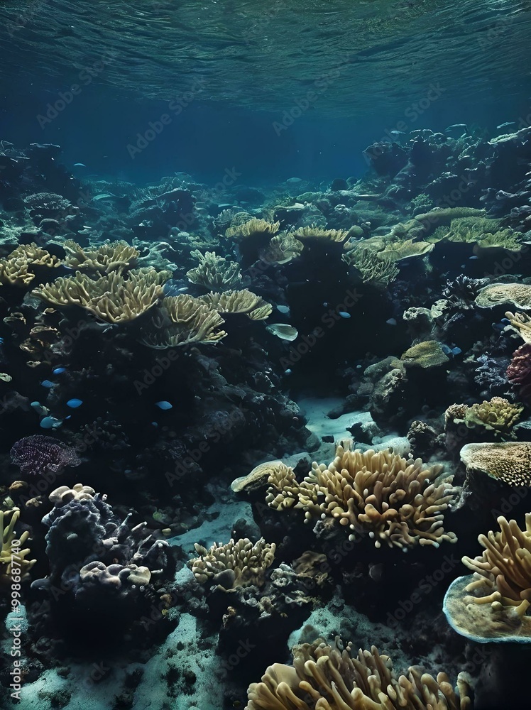 Obraz premium coral reef in sea