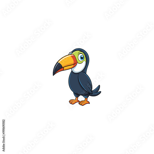 toucan isolated on white background