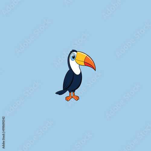 toucan isolated on white background