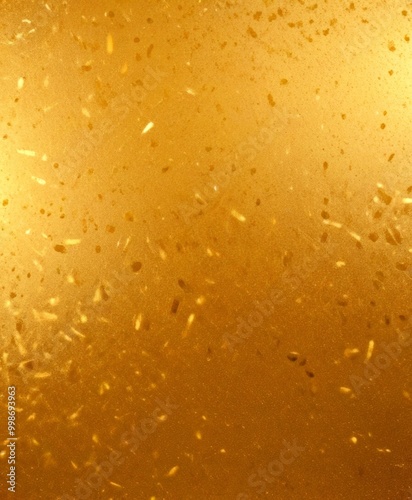 a close-up view textured surface with a golden hue, resembling a glass or frosted window The surface appears to be made material that resembles frosted glass,