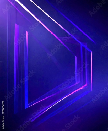 a dark purple abstract background with diagonal lines and a triangular shape in the center photo