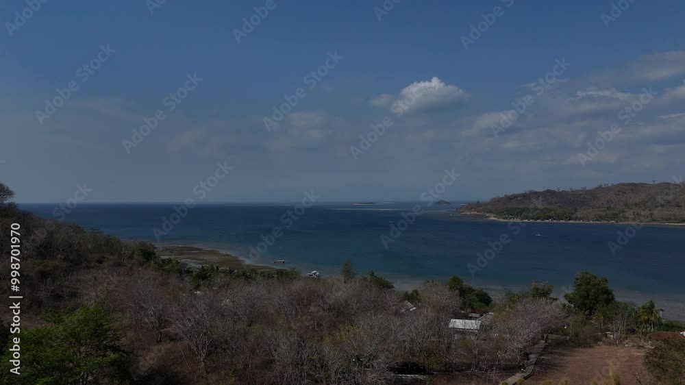 Aerial Video - sunset over the sea, view from the sea, view of the sea from the sea Aerial Video - sunset over the sea, view from the sea, view of the sea from the sea