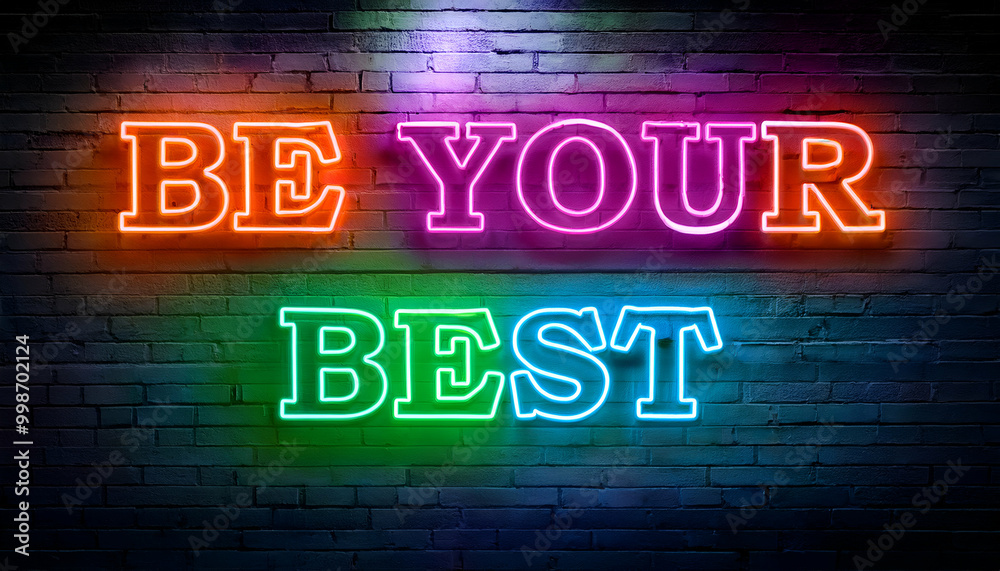 Obraz premium Be Your Best Word