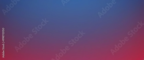 a gradient background transitioning from a deep blue at the top to a vibrant red at the bottom, creating a visually striking effect