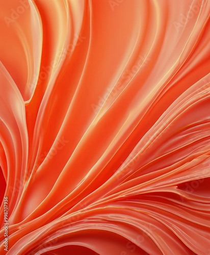 a vibrant abstract pattern of orange and red hues, resembling photo