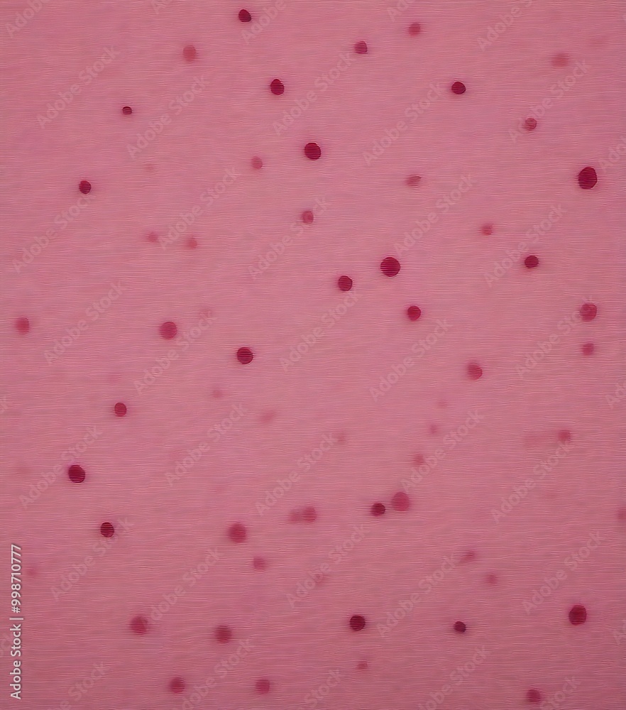 a close-up view of a pink surface with numerous small red dots scattered across it, creating a textured and speckled appearance. a close-up view of a pink surface with numerous small red dots scattered across it, creating a textured and speckled appearance.