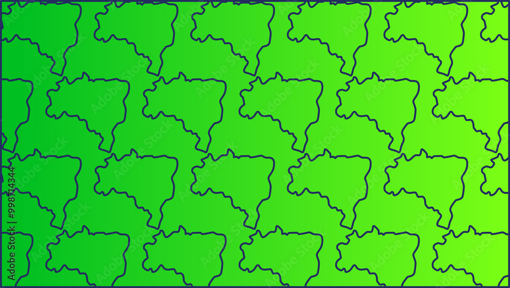 background screen with map of Brazil with green gradient background screen with map of Brazil with green gradient