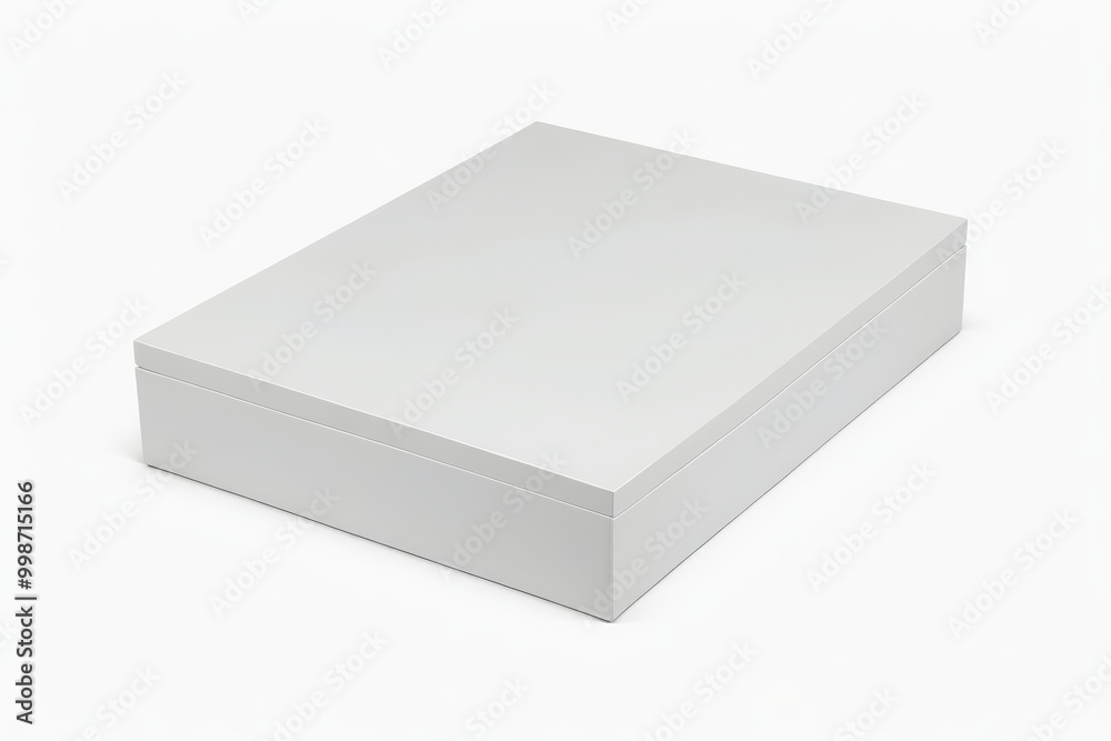 there is a white box with a lid on a white surface there is a white box with a lid on a white surface