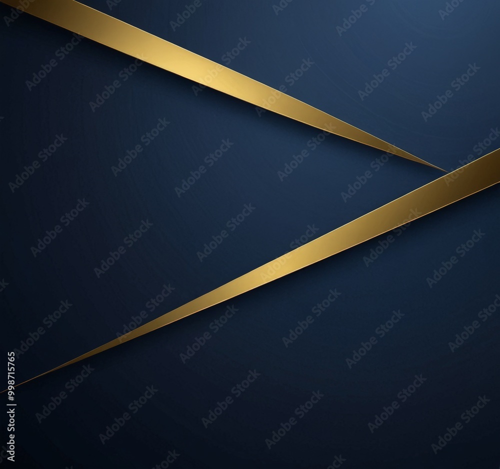 a dark blue background with two diagonal gold lines intersecting at a right angle, creating a sense of depth and perspective a dark blue background with two diagonal gold lines intersecting at a right angle, creating a sense of depth and perspective