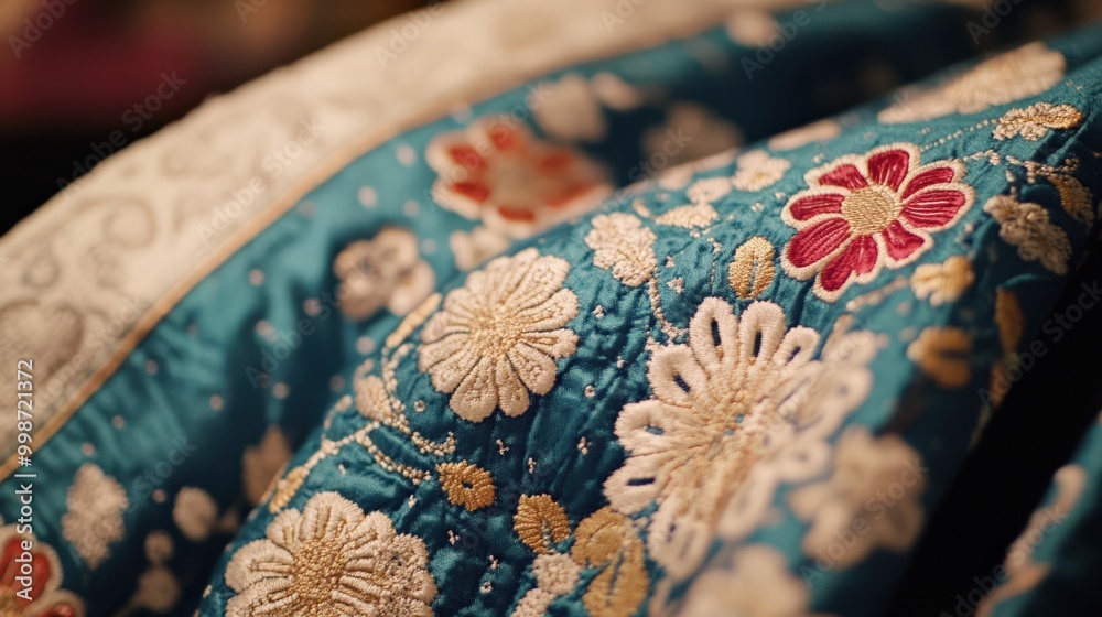 Floral silk scarves with intricate prints for fashion and decor Floral silk scarves with intricate prints for fashion and decor