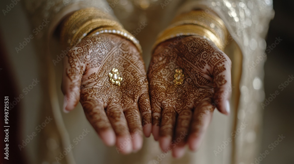 Intricate henna designs on hands for traditional ceremony art and culture Intricate henna designs on hands for traditional ceremony art and culture