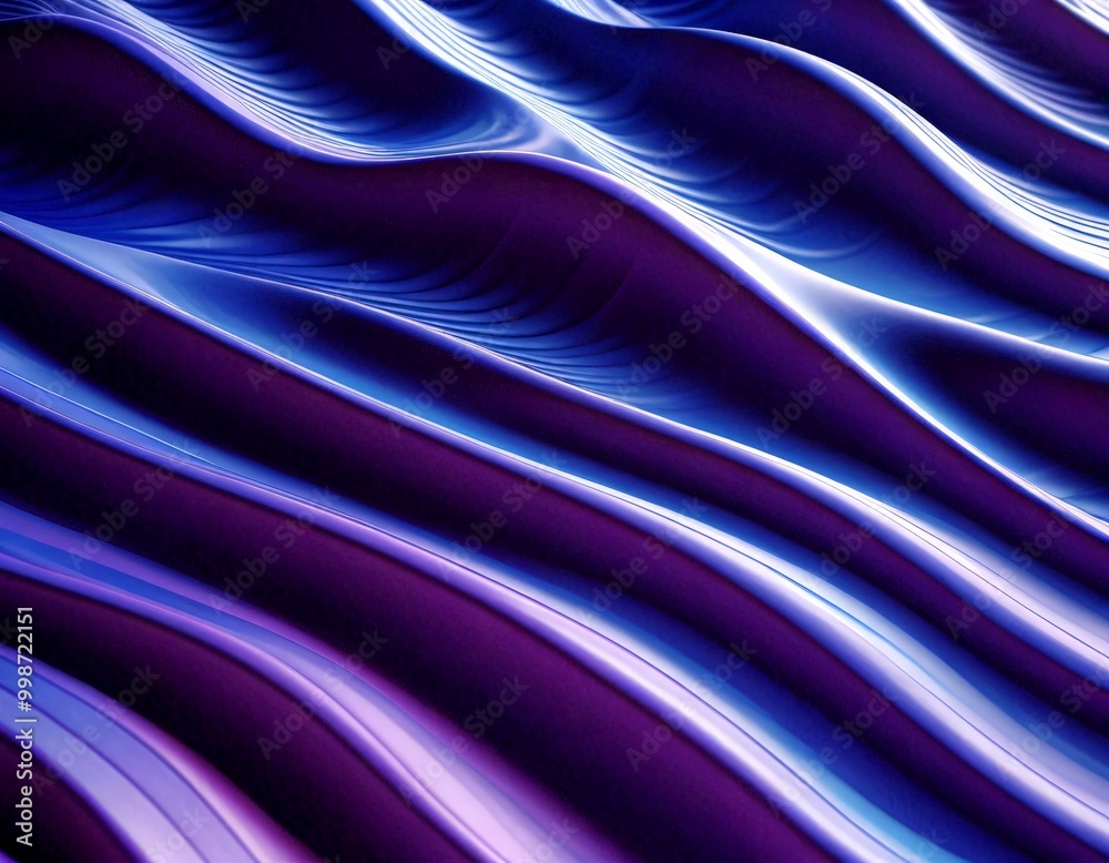 a close-up view wave-like pattern with a gradient of purple and blue colors, creating a visually striking and abstract design a close-up view wave-like pattern with a gradient of purple and blue colors, creating a visually striking and abstract design