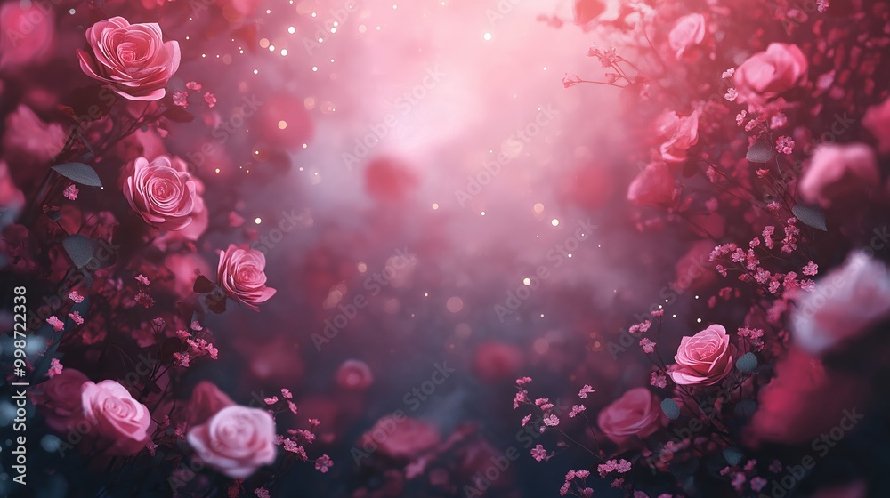 Romantic Design Background.Generated by AI. Romantic Design Background.Generated by AI.