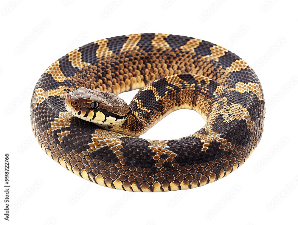 a snake coiled up on a white background a snake coiled up on a white background
