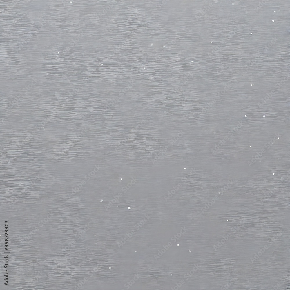 a blurred, gray background with small white dots scattered throughout, resembling stars or particles