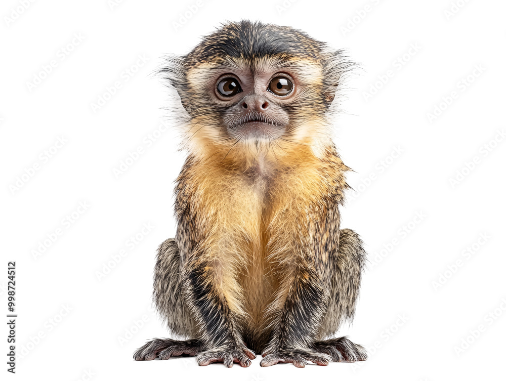a close up of a monkey