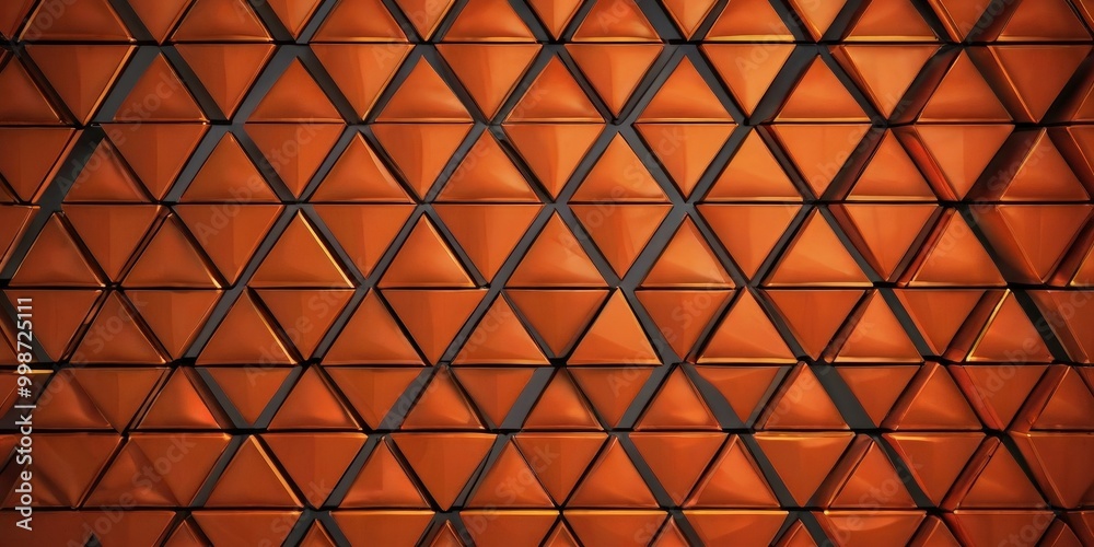 a repeating pattern of orange triangles arranged in a diagonal grid, creating a visually striking and geometric design a repeating pattern of orange triangles arranged in a diagonal grid, creating a visually striking and geometric design