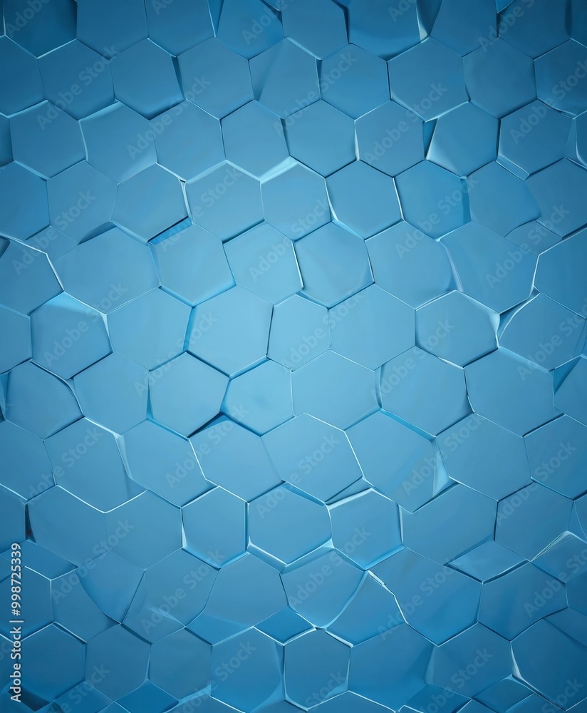 a repeating pattern of blue hexagonal shapes, creating a visually striking and geometric design. a repeating pattern of blue hexagonal shapes, creating a visually striking and geometric design.