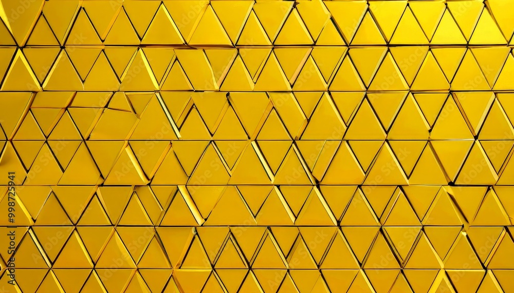 a repeating pattern of yellow triangles arranged in a grid-like fashion, creating a visually striking and geometric design a repeating pattern of yellow triangles arranged in a grid-like fashion, creating a visually striking and geometric design