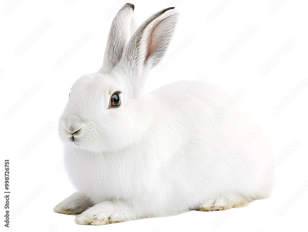 a white rabbit with black eyes a white rabbit with black eyes