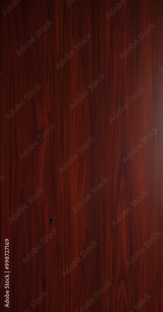 Naklejka premium a close-up view of a dark brown wooden surface, with visible grain patterns and a slight texture.