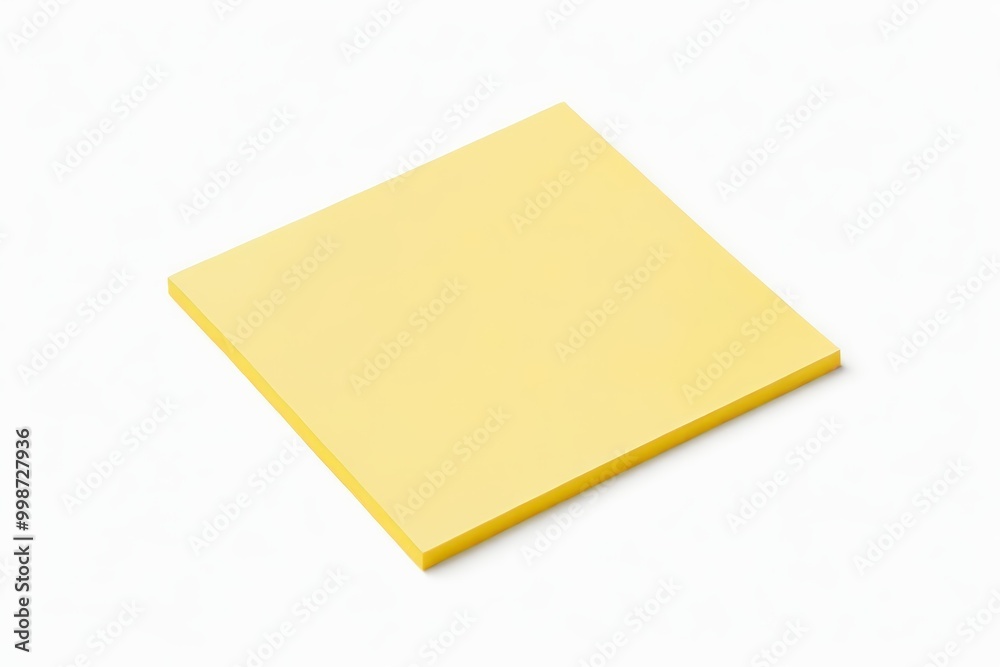 yellow sticky paper on a white surface with a white background yellow sticky paper on a white surface with a white background