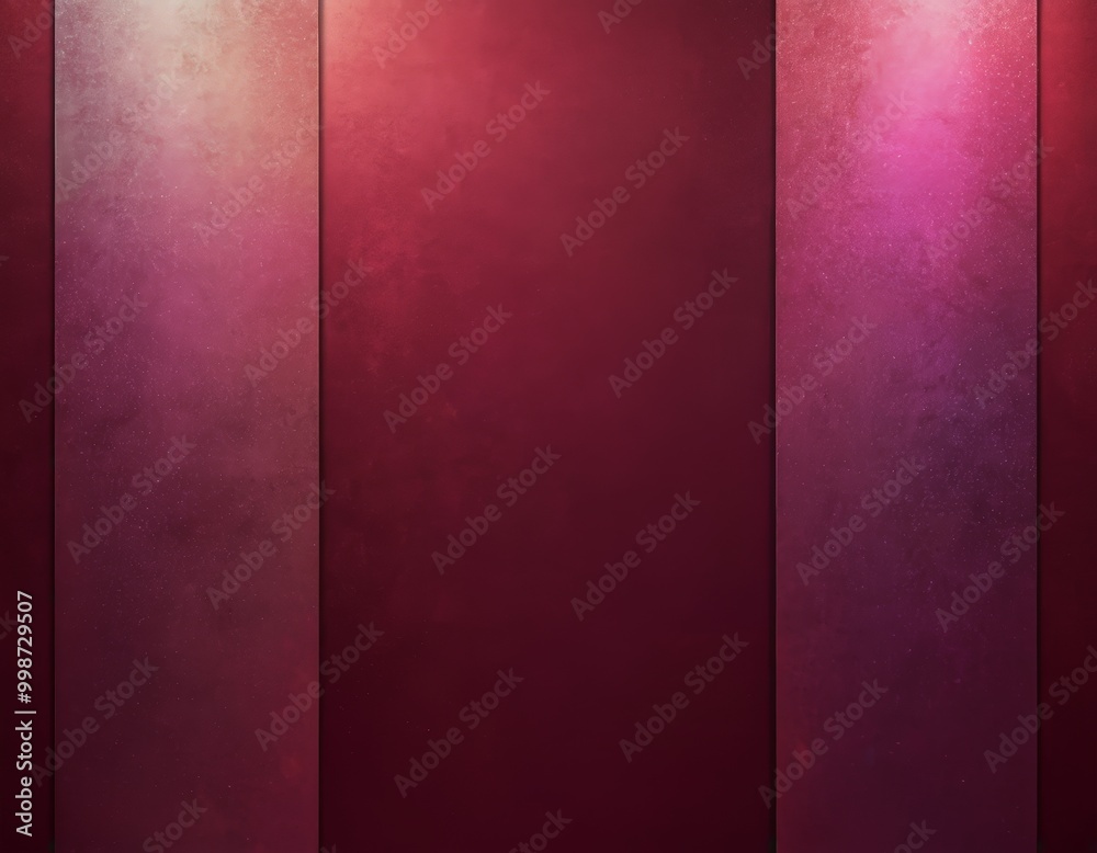 three vertical panels of varying shades of red, transitioning from a deep burgundy at the top to a lighter pink at the bottom The panels are arranged in a vertical line, three vertical panels of varying shades of red, transitioning from a deep burgundy at the top to a lighter pink at the bottom The panels are arranged in a vertical line,