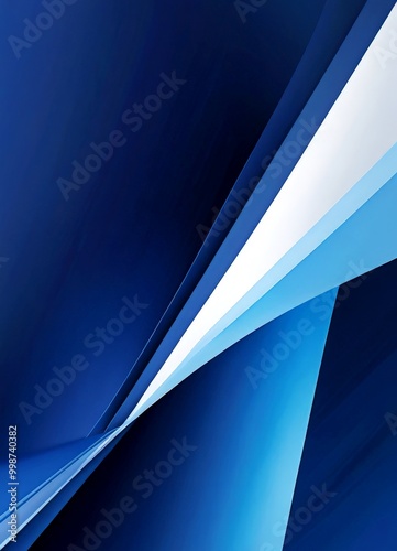 a striking abstract composition of intersecting blue and white lines, creating a dynamic and visually captivating pattern