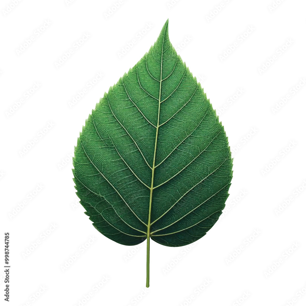 Obraz premium Realistic leaves design Illustration. Silhouette leaves design Illustration.
