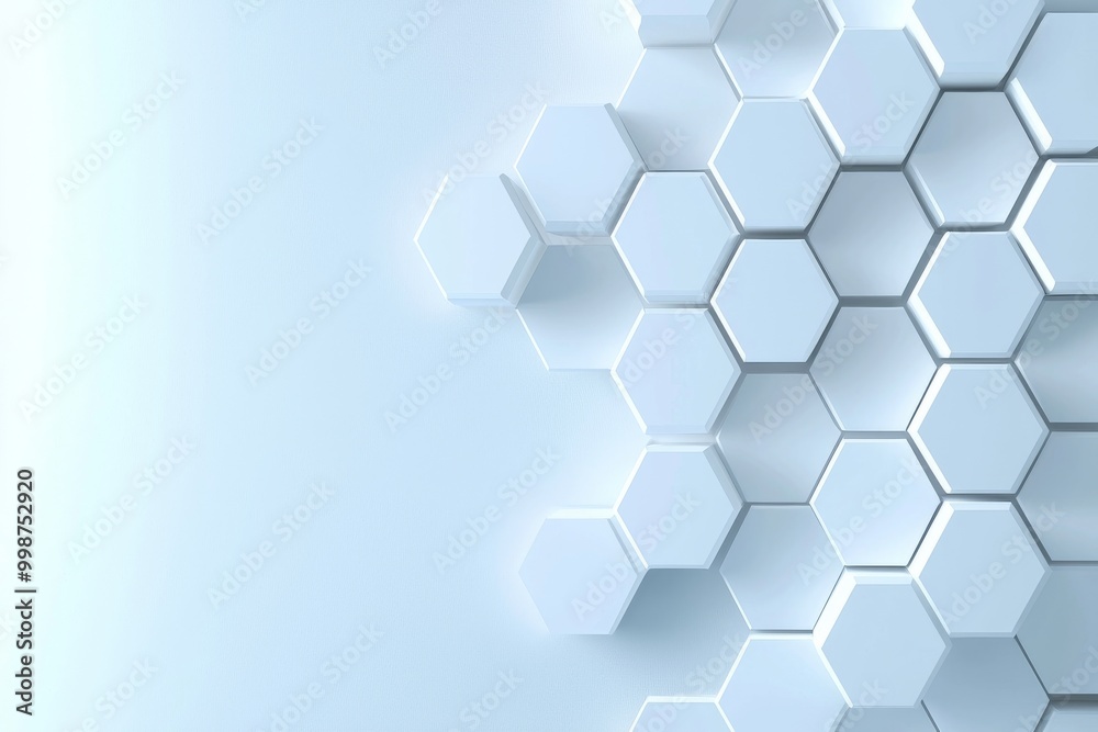 An abstract pattern background with hexagonal wall textures on a white background of hexagonal polygons. The surface of the wall is decorated with hexagonal polygons. An abstract pattern background with hexagonal wall textures on a white background of hexagonal polygons. The surface of the wall is decorated with hexagonal polygons.