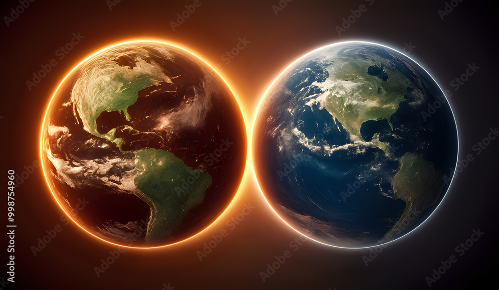 Fototapeta premium earth in space