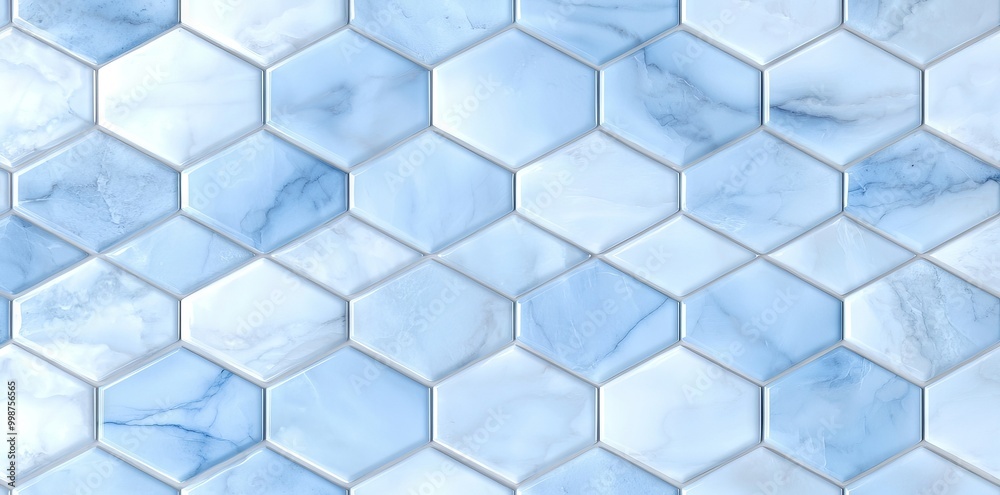 The background is white and blue with a hexagonal pattern on it The background is white and blue with a hexagonal pattern on it