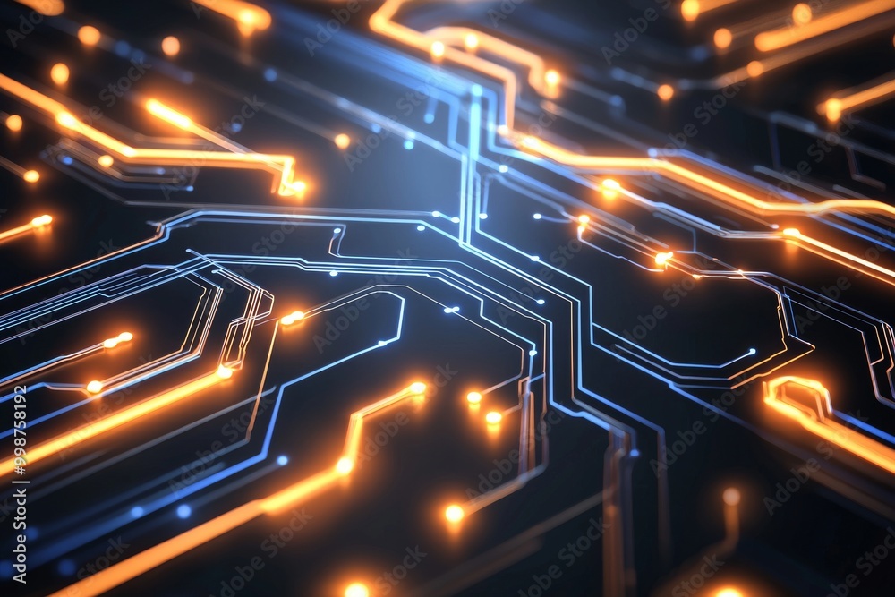 Obraz premium A pattern that represents innovation and technology in the future