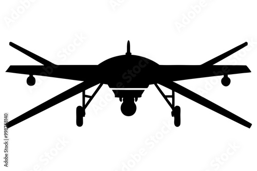 American mq-1 predator unmanned aerial Transparent Background clip art 