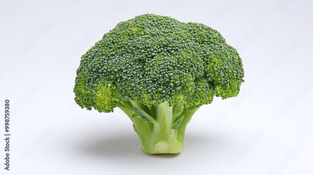 broccoli on a white background
