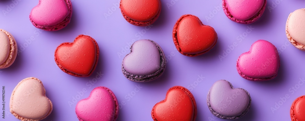 French sweet Strawberry Pink,red heart macaroons isolated on pink background. Pastry shop card with copy spacefrench macaroons,Paris Pastry,bakery and branding valentine couple concept,copy space. French sweet Strawberry Pink,red heart macaroons isolated on pink background. Pastry shop card with copy spacefrench macaroons,Paris Pastry,bakery and branding valentine couple concept,copy space.