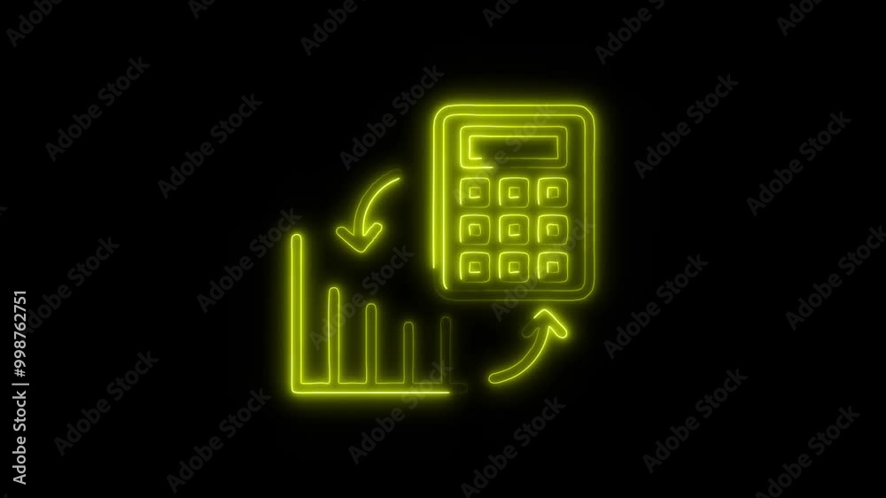 Data Analysis Outline Icon in HD Video Neon Animation – Research and Information Symbol with Dynamic Glow on Black Background Data Analysis Outline Icon in HD Video Neon Animation – Research and Information Symbol with Dynamic Glow on Black Background