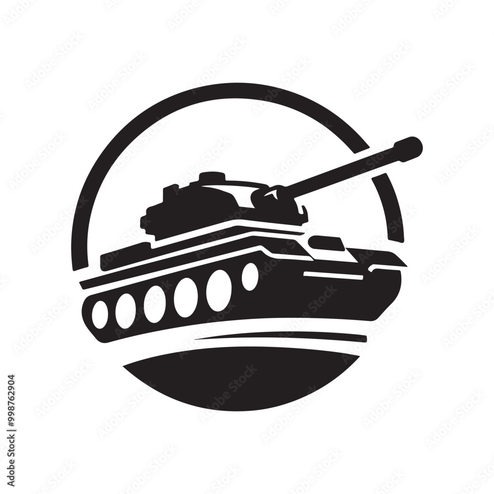 Vector Military Tank Silhouette - A Bold and Modern Representation of an Armored Vehicle, Ideal for Use in Defense, War-themed Branding, or as a Symbol of Military Strength in Media and Advertising.
Vector Military Tank Silhouette - A Bold and Modern Representation of an Armored Vehicle, Ideal for Use in Defense, War-themed Branding, or as a Symbol of Military Strength in Media and Advertising.
