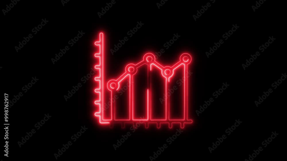 Data Analytics Outline Icon in HD Video Neon Animation – Information and Technology Symbol with Dynamic Glow on Black Background Data Analytics Outline Icon in HD Video Neon Animation – Information and Technology Symbol with Dynamic Glow on Black Background