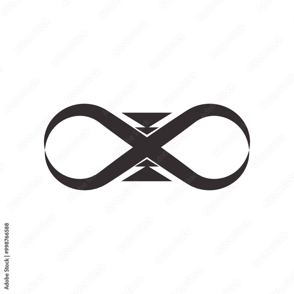 Infinity symbol icon. Vector illustration. Infinity symbol icon. Vector illustration.