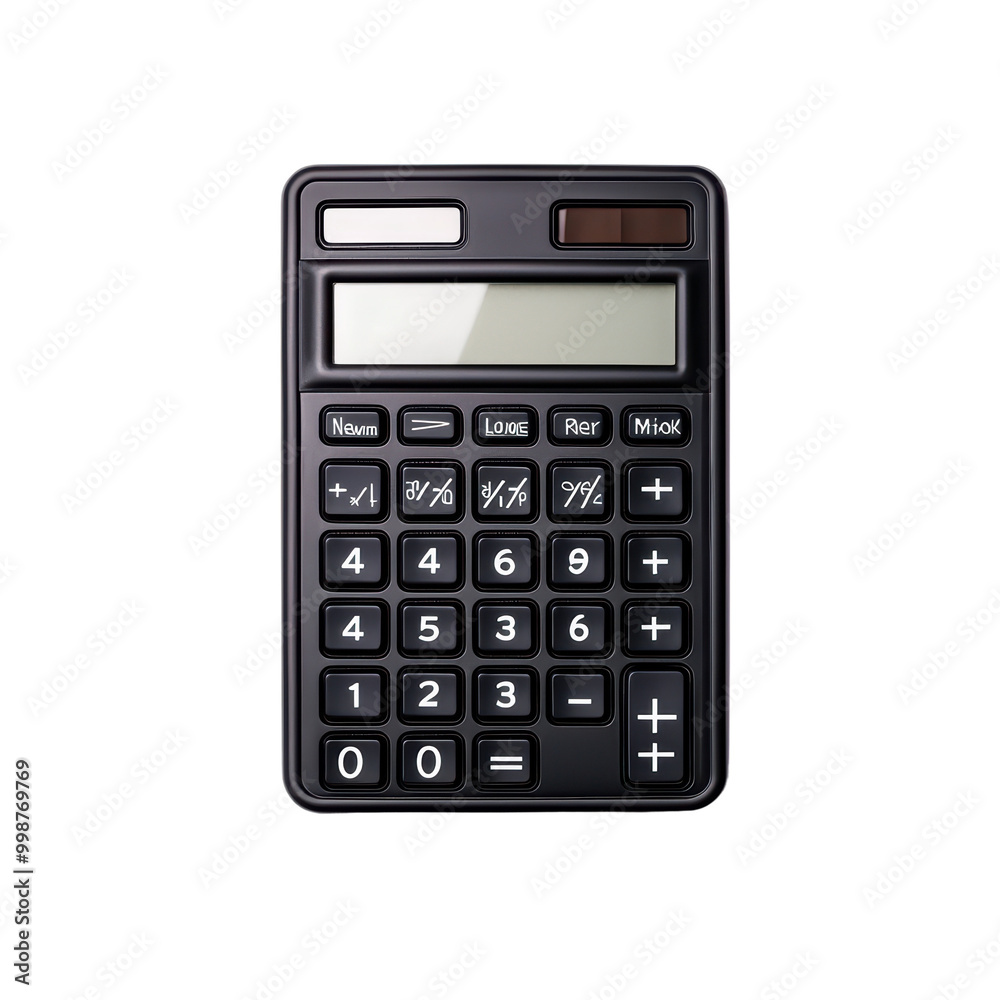 Calculator isolated on transparent background. Calculator isolated on transparent background.