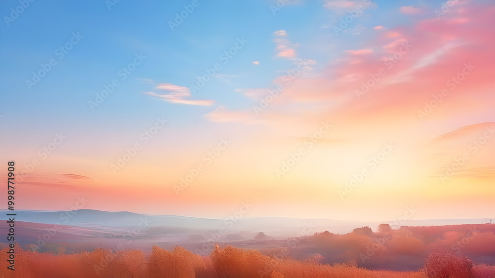 Backdrop with Autumn landscape Backdrop with Autumn landscape