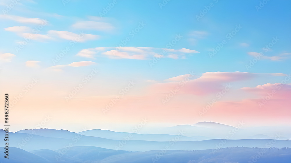 Backdrop with Autumn landscape