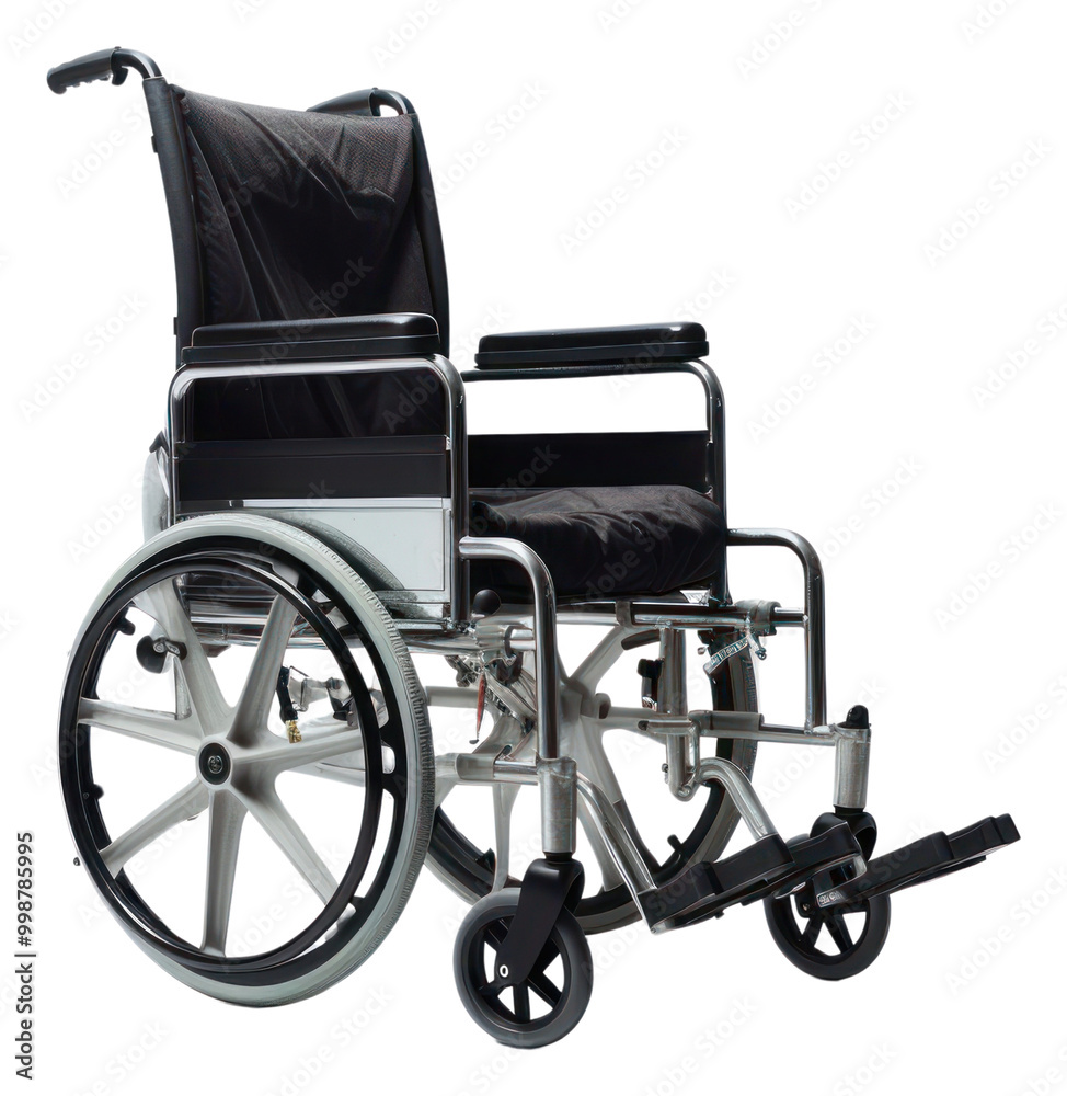 Fototapeta premium PNG Wheelchair vehicle black transportation.