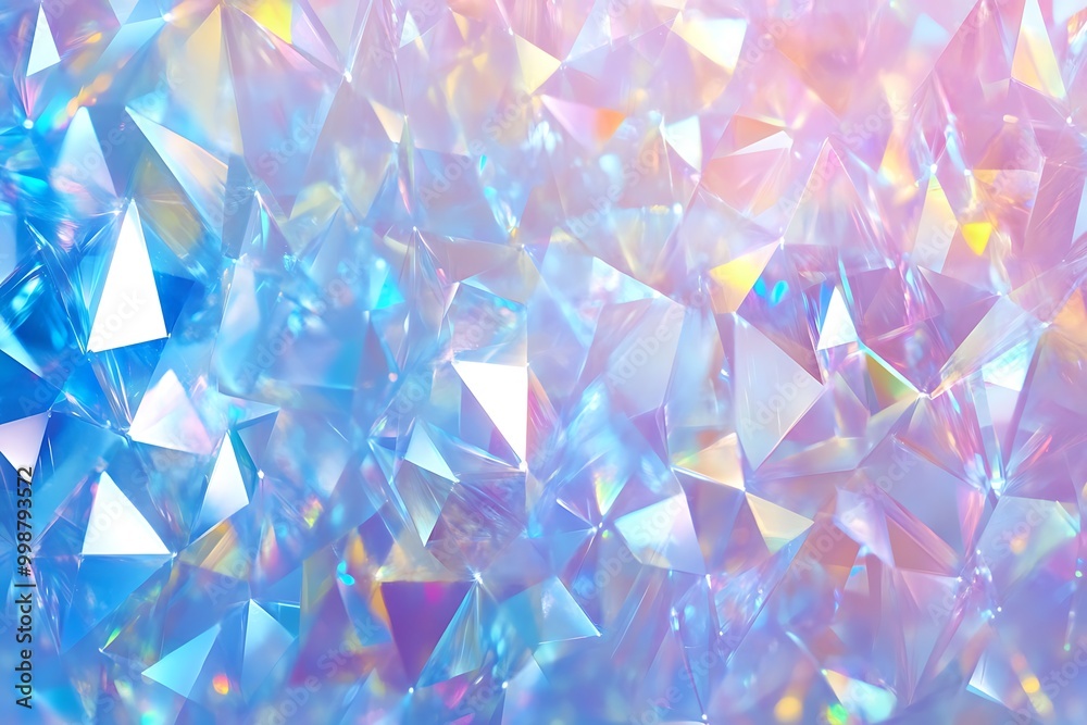 Sparkling jewel-like prism luster background, generative ai
Sparkling jewel-like prism luster background, generative ai