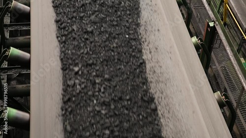 A Conveyor Belt System Dedicated to Transporting Black Material Efficiently and Effectively